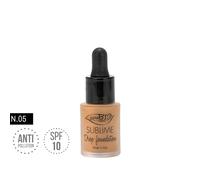 PUROBIO COSMETICS SUBLIME DROP FOUNDATION SPF10 15ML COL.05 NICKEL FREE VEGANOK