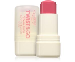 puroBIO Cosmetics Twist&Go blush in crema in stick colore 04 Strawberry 5 g