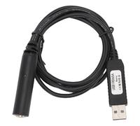 Purokise Adattatore USB 6,5mm, Cavo Jack Femmina 4,3ft per PC Gaming | Alloggiamento ABS Stabile Connessione Mappatura Tasti Personalizzata DOS Vista OS X Compatibile Strumento Test Gaming