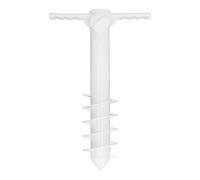 Purokise Beach Ombrello Anchor di anco del Supporto per Ombrello Sicuro con 5 a Vite a Spirale Portable Leggero Durevole per Parco acquatica da Prato da Spiaggia ABS plastica