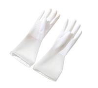 Purokise Rubber Cleaning Gloves Kitchen Dishwashing Gloves Reusable Household Gloves Non slip Flexible Design Ideal for Dishwashing, Vegetable Preparation, And Furniture Cleaning (S)