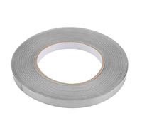 Purokise Solid Foil and Paper Tape, Pet Material Floor Gap Strip Self-Adhesive Home Decor Strip, Silver and Gold Dual-Color, 1cm/2cm/50m (1 cm x 50 metres)