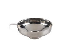 Purokise Stainless Steel Wide Mouth Funnel Heavy Duty Kitchen Tool Easy to Clean Dishwasher Safe Available in 5.91 In and 4.1 In Sizes (Trumpet)