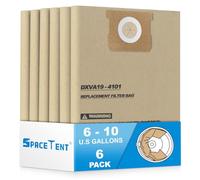 Puroom DXVA19-4101 - Sacchetti filtro di ricambio ad alta efficienza, per aspirapolvere DeWalt da 6 a 10 galloni Wet/Dry - Parte # DeWalt DXVA19-4101 & Vacmaster VHBM by