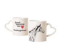 Purosangue tazza con cavallo buongiorno cuore Art-Dog