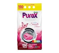 Purox Color Detersivo in polvere in bustina di alluminio, 150 lavaggi, detersivo ad alta resistenza, antimacchia, formula antimacchia, fiori sensuali, 10,5 kg