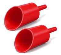 Purpeak 2 imbuti con filtro per combustibili liquidi, colore rosso, per rilasciare aria e velocizzare il riempimento per aiutare a versare combustibili senza fuoriuscite o sprechi, per stufe, lanterne