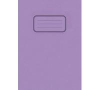Purple A4 School Exercise Notebook: 80 Pages Lined With Margin: Notebook For Lessons & Lectures