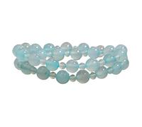 Purple Agate Double-Circle Bracelet For Women, Versatile Crystal Jewelry | Elegant double-circle agate bracelet, healing crystal energy, adjustable