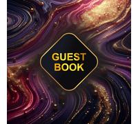 Purple and Gold Guest Book for Weddings and Events: Any Special Occasion You Want to Remember Make your special day even more memorable with this elegant guest book. 8.5" x 8.5" inches