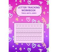 Purple and Pink Letter Tracing: Workbook for Kids I Alphabet Tracing Practice for Preschool and Kindergarten | Learn to Write with Guided Lines for Ages 3-5