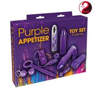 Purple Appetizer Set Sex Toy per Lui e per Lei Stimolatori Vibranti Kit Bundle