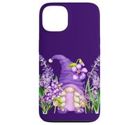 Purple Awareness Gnome For Hippie Mom And Funny Gardener Custodia per iPhone 13
