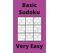 Purple Basic Sudoku Book, 9x9 Puzzles, 250 Pages, 5x8, Very Easy