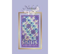 Purple Batik Floral Notebook: Elegant Mandala Pattern Journal: 6x9 Inches, 120 Lined Pages - Cute Aesthetic Composition Book for Writing, Note-Taking, Diary, and Journaling for Women, Teens, and Girls