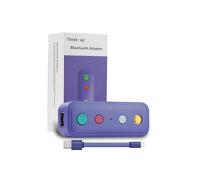 (Purple) Bluetooth Controller Adapter for Nintendo Switch, Compatible with WII NES SNES NGC Gamepad, Wireless Converter for Switch/Switch OLED
