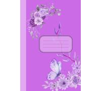 Purple Butterfly Dreams Notebook: Elegant Floral Lined Journal for Writing, Notes, School & Daily Use | 100 Pages, 6 x 9