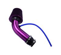 Purple Cold Air Intake Filter Induction Kit Pipe Power Flow Hose System Use