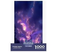 Purple Drago Puzzle 3D in Carta 38x26cm/1000pcs Gioco Educativo E Rilassante Creativo E Decorativo Ideale Per Adulti