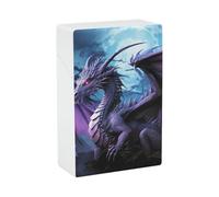 Purple Dragon Purple Moon - Portasigarette impermeabile e a prova di schiacciamento, per 20 sigarette king size, portatile, tascabile, da viaggio, per uomini e donne