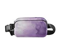 Purple Dream Kingdom - Marsupio a tracolla alla moda, unisex, impermeabile, con cerniera, con cinghia regolabile, per viaggi, palestra, lavoro, Regno dei sogni viola, Taglia unica