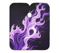 Purple Fire, splendido grembiule per taglio di capelli con chiusura a scatto regolabile, mantello essenziale per taglio dei capelli da donna, capa para cortar cabello 165,1 x 139,7 cm