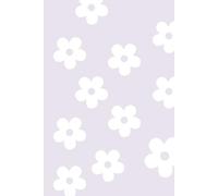 Purple Floral Lined Hardcover Notebook 6 x 9 with 160 Pages for Writing notes, songwriting, thoughts and dreams: Notes and Journaling