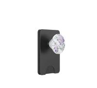 Purple Floral Pattern Aesthetic Garden Flower Bloom Cute PopSockets PopWallet per MagSafe