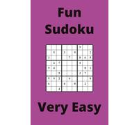 Purple Fun Sudoku Book, 9x9 Puzzles, 100 Pages, 5x8, Very Easy