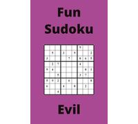 Purple Fun Sudoku Book, 9x9 Puzzles, 150 Pages, 5x8, Evil