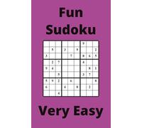 Purple Fun Sudoku Book, 9x9 Puzzles, 300 Pages, 5x8, Very Easy
