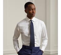 Purple Label Camicia effetto texture a micro rombi EU 40.5 White