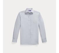 Purple Label Camicia twill pied-de-poule micro EU 39.5 Grey