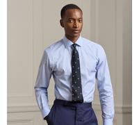 Purple Label Camicia twill pied-de-poule micro EU 44.5 Blue