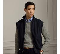 Purple Label Gilet Felton in misto cashmere L Blue