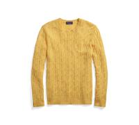 Purple Label Maglia in cashmere a trecce XL Giallo classico