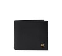 Purple Label Portafoglio in pelle con placca TAGLIA UNICA Nero