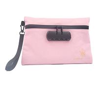 PURPLE LEGACY Borsa a prova di odore | Sistema a 5 strati di tessuto foderato a prova di odore per stoccaggio da viaggio | Sacchetti Antiodore Pieghevole | 25x17 cm Lucchetto a combinazione (Pink)