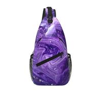 Purple Love Crossbody Sling Bag Crossbody Borsa a tracolla Borsa a tracolla in vita Marsupio Uomo Donna