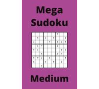 Purple Mega Sudoku Book, 9x9 Puzzles, 150 Pages, 5x8, Medium