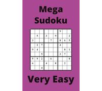 Purple Mega Sudoku Book, 9x9 Puzzles, 250 Pages, 5x8, Very Easy