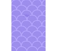 Purple Mermaid Scale Pattern Notebook: or Journal