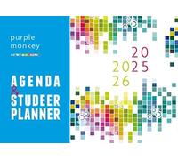Purple Monkey planagenda 2025-2026 A4-editie voor scholieren en studenten: Agenda & Studeerplanner