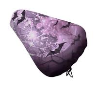 Purple Moon - Coprisedile per bicicletta, extra morbido e confortevole, protezione da pioggia e sole, copertura resistente antipolvere per mountain bike da città