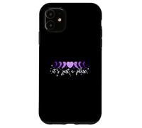 Purple Moon Phase Heart - I'll Get Over It... Grafica viola Custodia per iPhone 11