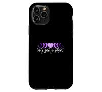 Purple Moon Phase Heart - I'll Get Over It... Grafica viola Custodia per iPhone 11 Pro