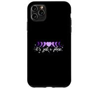 Purple Moon Phase Heart - I'll Get Over It... Grafica viola Custodia per iPhone 11 Pro Max