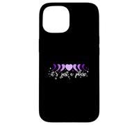 Purple Moon Phase Heart - I'll Get Over It... Grafica viola Custodia per iPhone 15