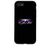 Purple Moon Phase Heart - I'll Get Over It... Grafica viola Custodia per iPhone SE (2020) / 7 / 8