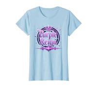 Purple Reign: Avventura Reale per Ragazzi Maglietta, Donna, Celeste, XL